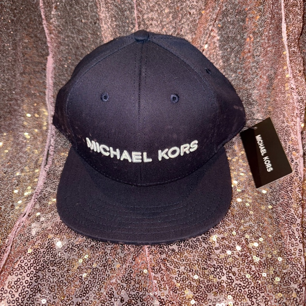 Michael Kors Dark Blue Logo Cap